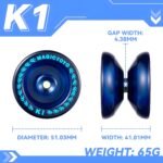 Mcubes India Magic yoyo k1 responsive yo-yo dark blue 1000004900 scaled small