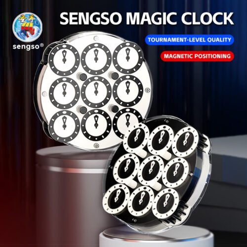 mcubes-india-shengshou-magnetic-clock-v2-cube-image-1