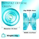 Mcubes India Magic yoyo k2 crystal unresponsive yo-yo green 71jdEuUqMYL. SX679 small