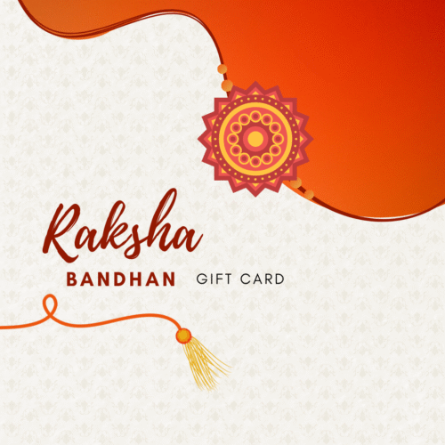 Red and Yellow Elegant Raksha Bandhan Social Media Graphic