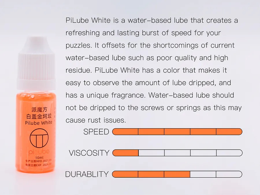 Mcubes India Picube white 10 ml cube lube mcubes-india-picube-white-10-ml-cube-lube