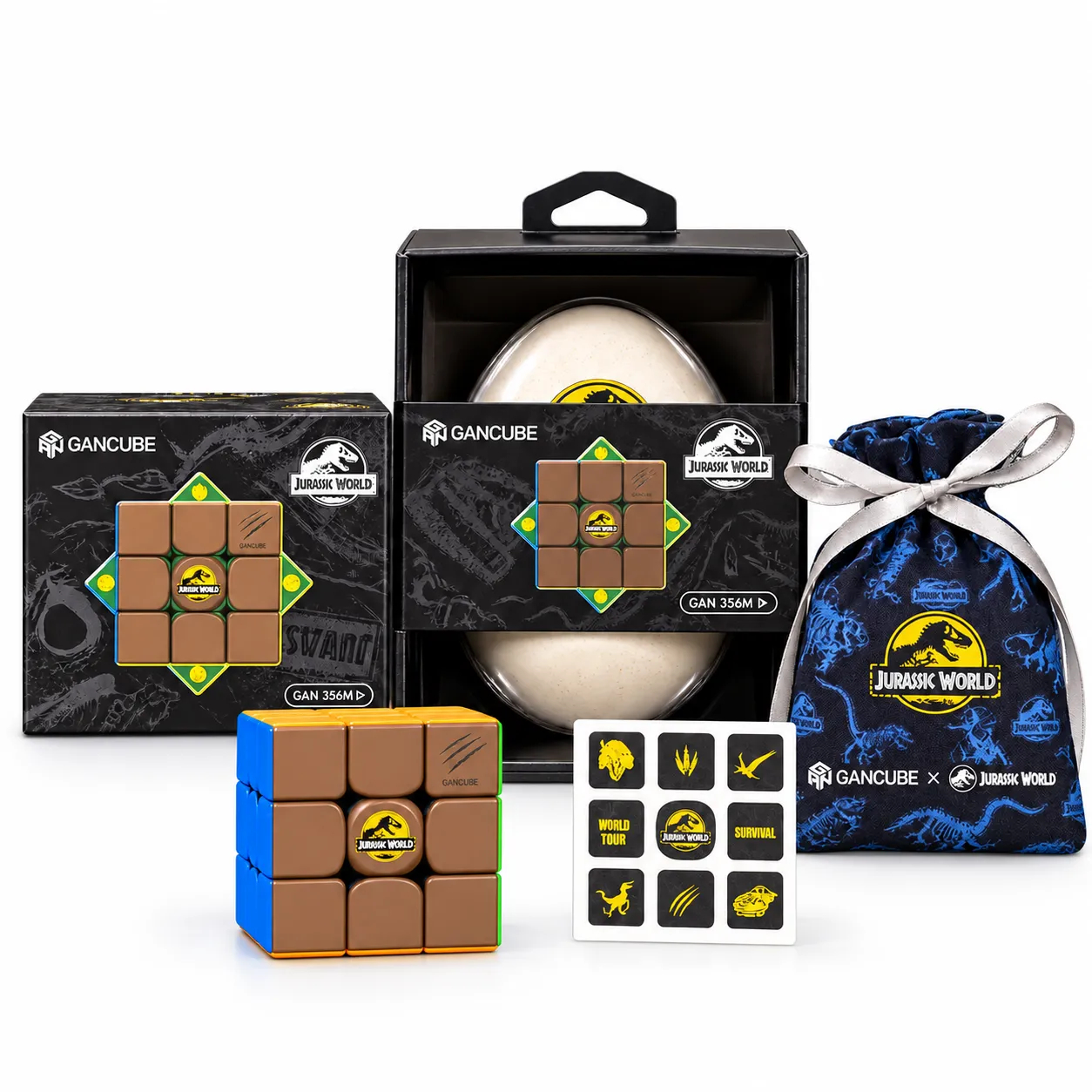 Mcubes India Gan 356 me dragon egg Jurassic park edition 3x3 magnetic cube Mcubes India Gan 356 me dragon egg Jurassic park edition 3x3 magnetic cube - Image 4
