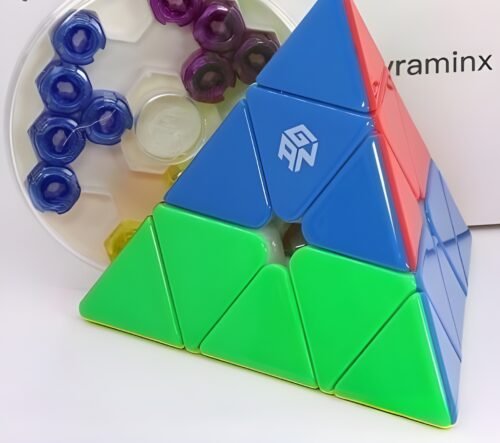 mcubes India Gan pyraminx m enhanced uv magnetic cube IMG 1